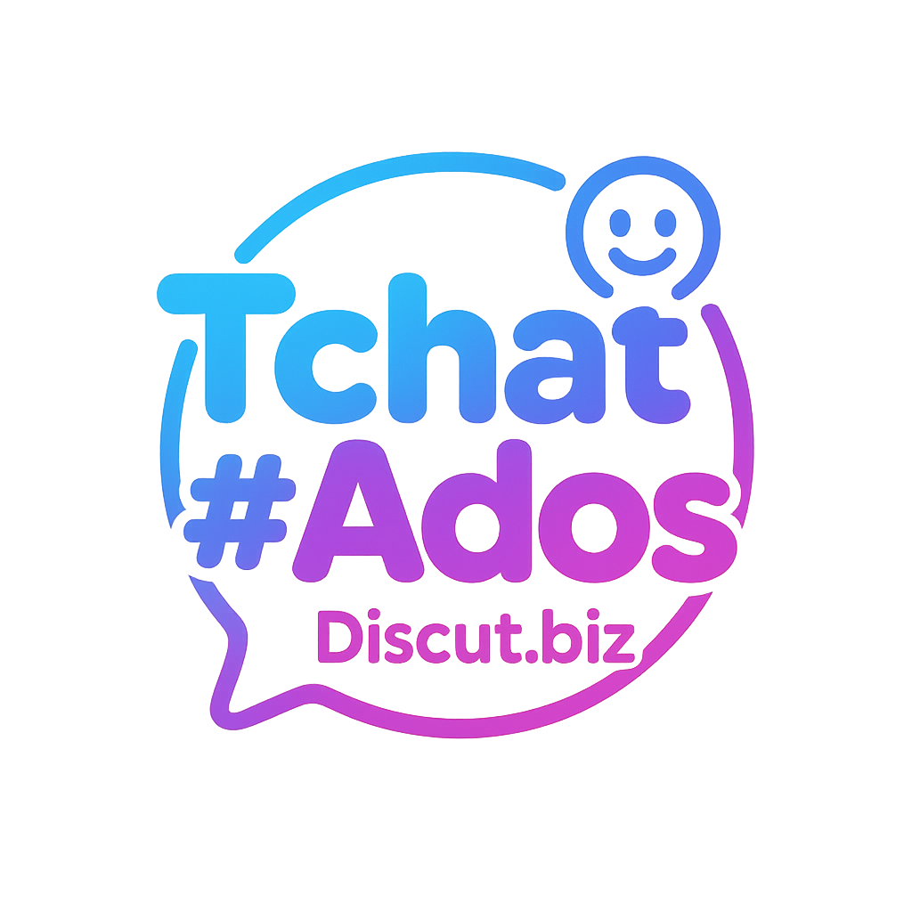 Logo Tchat Ados Gratuit — Salon de discussion sans inscription pour adolescents