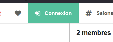 Bouton Connexion KiwiIRC